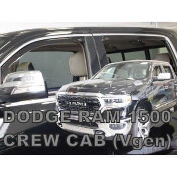 Ανεμοθραύστες για Dodge RAM V Crew Cab (2019+) - 4τμχ. εμπρός και πίσω