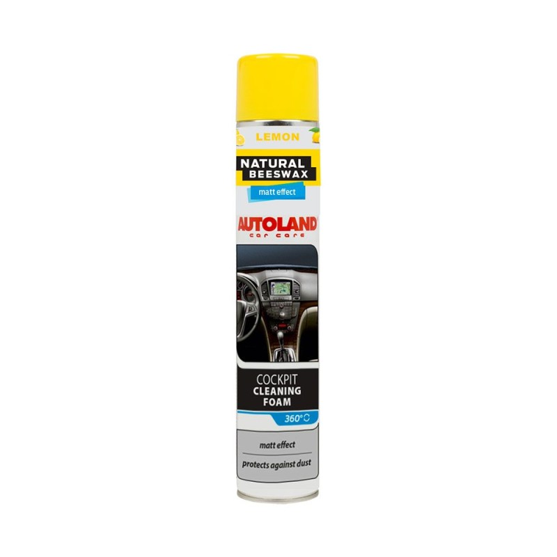 Καθαριστικό ταμπλό ματ Cockpit cleaner aerosol 750ml matt effect foam lemon