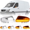 Τρεχούμενα led φλας για καθρέφτες για Mercedes Sprinter / VW Crafter (2006-2021) chrome - 2τχμ.