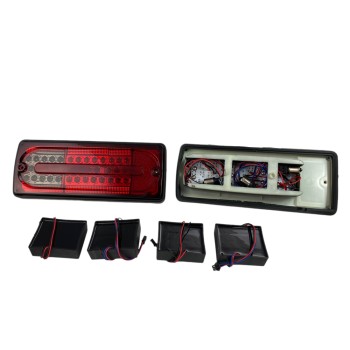 Πίσω φανάρια led για Mercedes W461/W463 G-CLASS (1990-2012) - φιμέ - σετ 2τμχ.