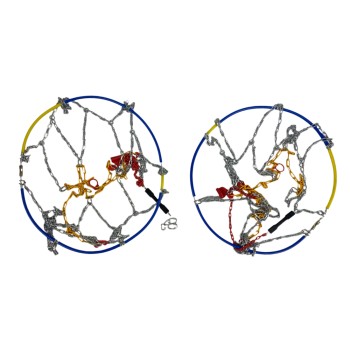 Αντιολισθητικές αλυσίδες 12mm. (μέγεθος 70) για 13", 14", 15", 16"' ζάντες - σετ 2τμχ.