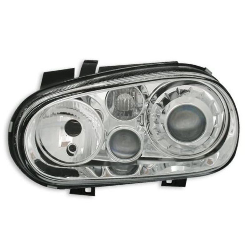 Φανάρια εμπρός για Vw Golf IV R32 - chrome , χωρίς λάμπες (Η7) - σετ 2τμχ.