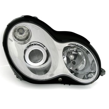 Φανάρια εμπρός led για Mercedes C-CLASS W203 (2000-2004) sedan , χωρίς λάμπες (Η7) - σετ 2τμχ.