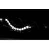 Φανάρια εμπρός led Dayline για Audi A3 (2003-2008) - chrome , με λάμπες (Η9) - σετ 2τμχ.