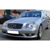 Μάσκα για Mercedes   W203 (2000-2007) - 4 γρίλιες μαύρες