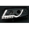 Φανάρια εμπρός led lightbar για Audi A6 C4 (2004-2008) - chrome , χωρίς λάμπες (Η7) - σετ 2τμχ.