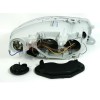 Φανάρια εμπρός για Alfa Romeo 147 (2001-2004) - , μαύρα , με λάμπες (Η1) - σετ 2τμχ.