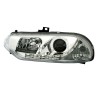 Φανάρια εμπρός led για Alfa Romeo 156 (1997-2003) - chrome , με λάμπες (Η1) - σετ 2τμχ.