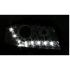 Φανάρια εμπρός led για Audi A3 (2003-2008) - chrome , χωρίς λάμπες (Η7) - σετ 2τμχ.