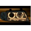 Φανάρια εμπρός angel eyes για Audi A4 (1995-1998) - chrome , χωρίς λάμπες (Η7) - σετ 2τμχ.