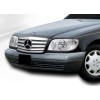 Μάσκα για Mercedes W140 (92-98) - χρωμίου