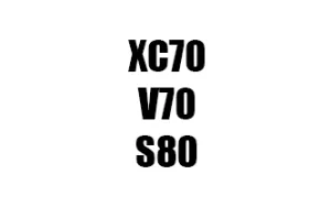 Αντιανεμικά καπό XC70 / V70 / S80