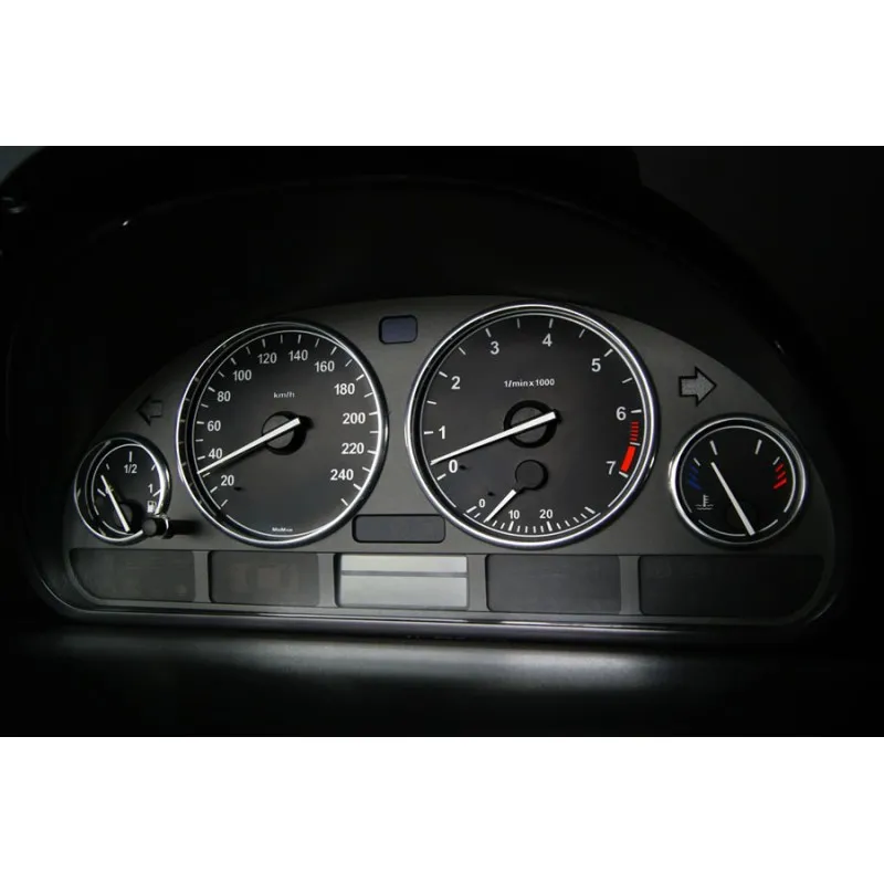 Δαχτυλίδια καντράν BMW E38 / E39 / X5 E53 (1999-2007) - χρωμίου