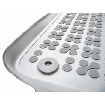 Λαστιχένια πατάκια VW Golf 5 / 6 / VW Jetta / Seat Leon (2004-2012) / VW Scirocco / Skoda Octavia 2 (2004-2013) - τύπου σκαφάκι - γκρι - 4τμχ., Rezaw Plast