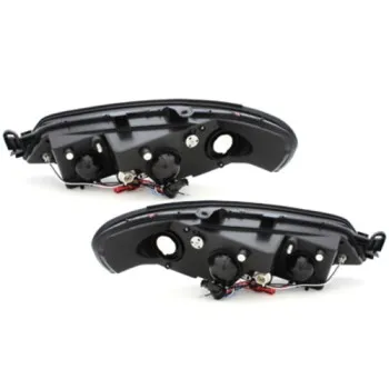 Φανάρια εμπρός Opel Vectra B (1996-2001) angel eyes, με λάμπες (Η1) - σετ 2τμχ.