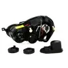 Φανάρια εμπρός Vw Polo 9N (2001-2005) angel eyes - chrome , χωρίς λάμπες (Η7) - σετ 2τμχ.