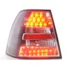 Πίσω φανάρια led Vw Bora sedan - μαύρα - σετ 2τμχ.