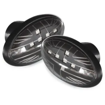 Led φλας Mini Cooper (2001-2006) - μαύρο - σετ 2τμχ.