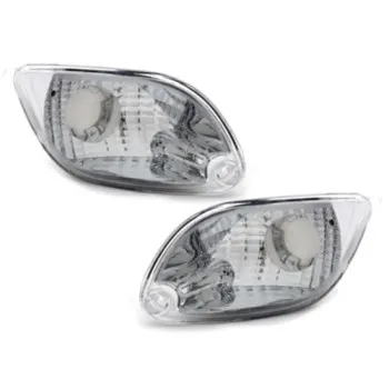 Φλας μπροστινό προφυλακτήρα Ford Focus (1997-2004) - χρωμίου - σετ 2τμχ.