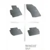 Λαστιχένια πατάκια PEUGEOT 4007 / CITROEN C-Crosser (2007-2012) / MITSUBISHI Outlander II (2005-2012) - 4τμχ.