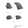 Λαστιχένια πατάκια SUZUKI Swift / SX4 (2005-2013) / FIAT Sedici (2005-2014) - 4τμχ.