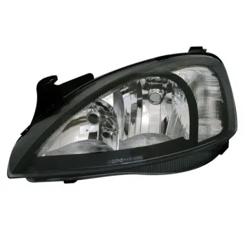 Φανάρια εμπρός Opel Corsa (2001-2006) - μαύρα , χωρίς λάμπες (Η1) - σετ 2τμχ.