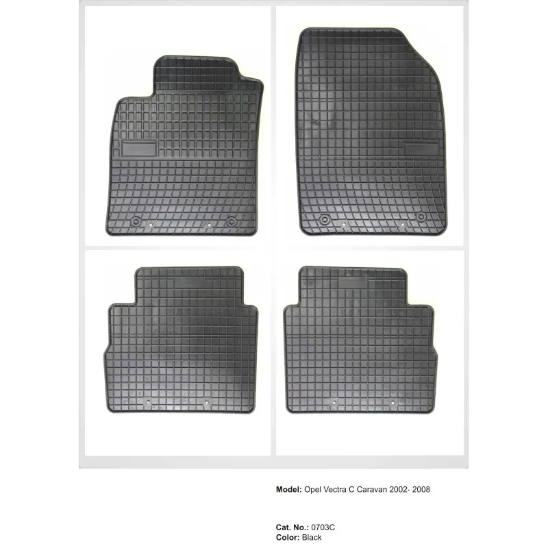 Λαστιχένια πατάκια OPEL Signum / Vectra C Combi (2003-2008) - 4τμχ.