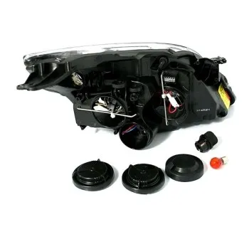Φανάρια εμπρός Opel Vectra C (2005-2009) angel eyes - chrome , χωρίς λάμπες (Η7) - σετ 2τμχ.