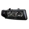 Φανάρια εμπρός Seat Leon /Toledo (1999-2004) angel eyes - μαύρα , χωρίς λάμπες (Η7) - σετ 2τμχ.