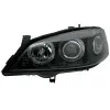 Φανάρια εμπρός Opel Astra G (1998-2004) angel eyes - μαύρα , χωρίς λάμπες (Η7) - σετ 2τμχ.