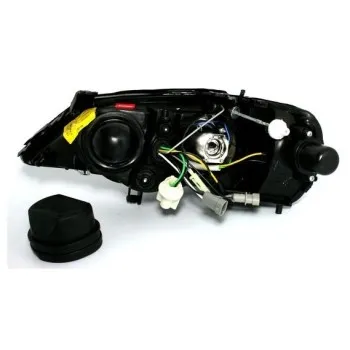 Φανάρια εμπρός Opel Astra G (1998-2004) angel eyes - μαύρα , χωρίς λάμπες (Η7) - σετ 2τμχ.