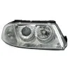 Φανάρια εμπρός Vw Passat B5.5 (2001-2005) angel eyes - chrome , χωρίς λάμπες (Η7) - σετ 2τμχ.