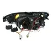 Φανάρια εμπρός Peugeot 206 angel eyes, χωρίς λάμπες (Η7) - σετ 2τμχ.
