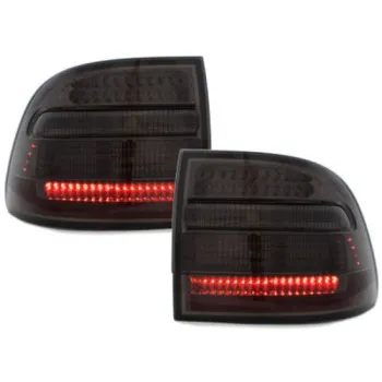 Πίσω φανάρια led Porsche Cayenne (2003-2007) - μαύρα - σετ 2τμχ.