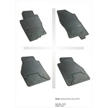 Λαστιχένια πατάκια NISSAN Navara / Pathfinder (2010-2015) - 4τμχ.