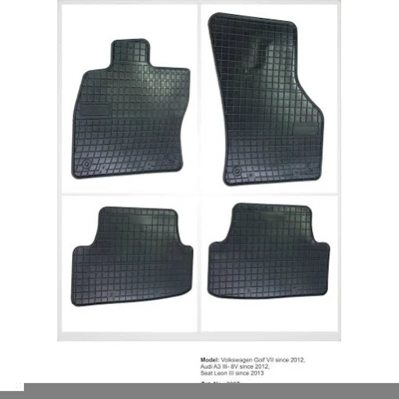 Λαστιχένια πατάκια AUDI A3 8V Hatchback (2013-2020) / Seat Leon 5F1 (2012-2021) / Vw Golf VII (2012-2021) / Golf VIII (2019+) hatchback - 4τμχ.