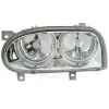 Φανάρια εμπρός Vw Golf 3 R32 design angel eyes - chrome , χωρίς λάμπες (Η 7 ) - σετ 2τμχ.