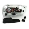 Φανάρια εμπρός Vw Golf 3 R32 design angel eyes - chrome , χωρίς λάμπες (Η 7 ) - σετ 2τμχ.