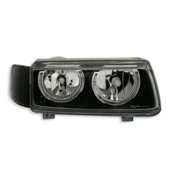 Φανάρια εμπρός Vw Passat Β4 (1993-1996) angel eyes - μαύρα , χωρίς λάμπες (Η7) - σετ 2τμχ.