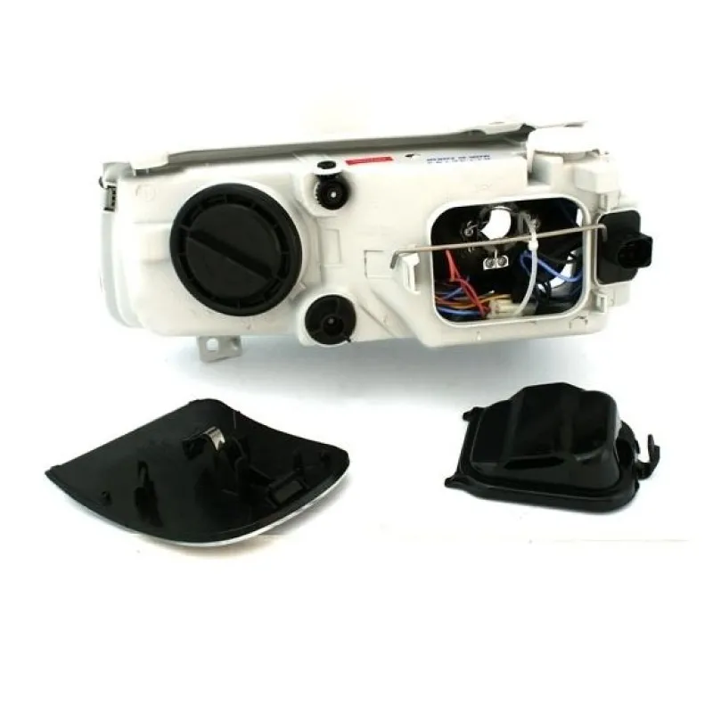 Φανάρια εμπρός Vw Passat Β4 (1993-1996) angel eyes - μαύρα , χωρίς λάμπες (Η7) - σετ 2τμχ.