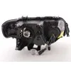Φανάρια εμπρός BMW X5 E53 (1999-2003) angel eyes - μαύρα , χωρίς λάμπες (Η7) - σετ 2τμχ.