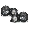 Φανάρια εμπρός Mercedes CLK W208 (1997-2002) με CCFL angel eyes, με λάμπες (Η1) - σετ 2τμχ.