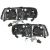 Φανάρια εμπρός Audi A3 (1996-2000) led - chrome , με λάμπες (Η1) - σετ 2τμχ.