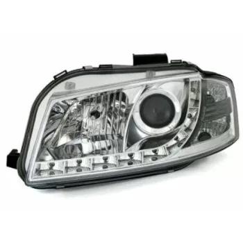 Φανάρια εμπρός Audi A3 (2003-2008) led Dayline - χρωμίου , με λάμπες (Η1) - σετ 2τμχ.