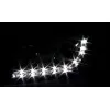 Φανάρια εμπρός Audi A3 (2003-2008) led Dayline - χρωμίου , με λάμπες (Η1) - σετ 2τμχ.