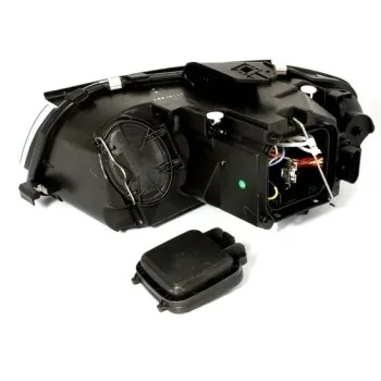 Φανάρια εμπρός Audi A3 (2003-2008) led Dayline - μαύρα , χωρίς λάμπες (Η7) - σετ 2τμχ.