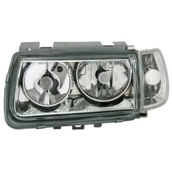 Φανάρια εμπρός Vw Polo 6N (1994-1999) angel eyes - χρωμίου , χωρίς λάμπες (Η7) - σετ 2τμχ.