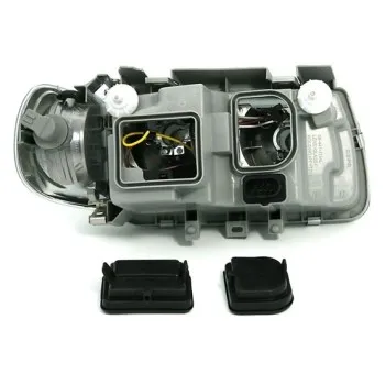 Φανάρια εμπρός Vw Polo 6N (1994-1999) angel eyes - χρωμίου , χωρίς λάμπες (Η7) - σετ 2τμχ.