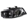 Φανάρια εμπρός Audi A4 B6 (2001-2004) - μαύρα , χωρίς λάμπες (Η1) - σετ 2τμχ.