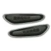 Led φλας BMW E46 (2001-2005) / E60 / X3 (2004-2009) - μαύρο - σετ 2τμχ.